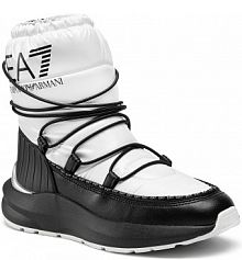 Botki EA7 Emporio Armani białe damskie X8M002 XK230 D611 White/Black/Mountain