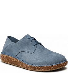 Półbuty sznurowane Birkenstock niebieskie dziecięce Gary 1022192 Steel Blue