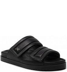 Klapki Patrizia Pepe czarne damskie 