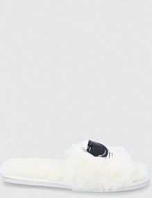 Kapcie Karl Lagerfeld  białe dziecięce  KL49110.WF1