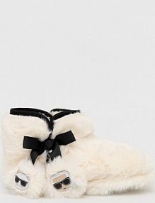 Kapcie Karl Lagerfeld  białe dziecięce  KL40240.WF1