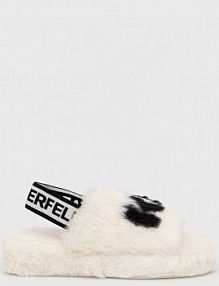 Kapcie Karl Lagerfeld  białe dziecięce  KL40200.WF1