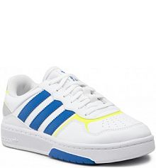 Półbuty sznurowane adidas białe dziecięce 