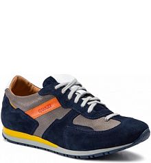 Sneakersy QUAZI granatowe męskie 