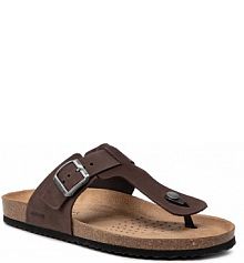 Japonki Geox brązowe męskie 