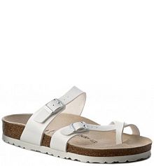 Japonki Birkenstock białe damskie 