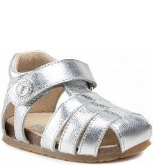 Sandały Naturino srebrne dziecięce 