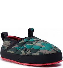 Kapcie The North Face zielone dziecięce Youth Thermoball Traction Mule II NF0A39UXUG01 Evergree