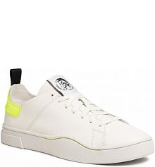 Sneakersy Diesel białe dziecięce S-Clever Ls Y01983 P3144 H7328 Star White/Yellow Fl