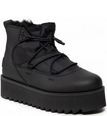 Botki na koturnie Ugg czarne 