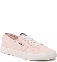 Tenisówki Pepe Jeans różowe damskie 
