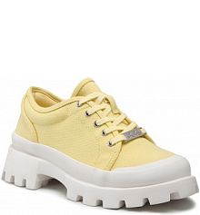 Półbuty sznurowane Steve Madden żółte damskie 