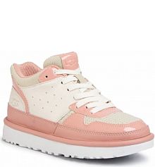 Sneakersy Ugg różowe, białe dziecięce W Highland Sneaker 1115810 Wssls