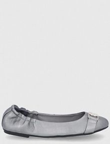 Baleriny Tommy Hilfiger  srebrne dziecięce  FW0FW061310IN