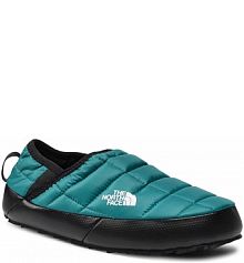 Kapcie The North Face zielone dziecięce Thermoball Traction Mule V NF0A3V1H1S41  Shaded Spruce/