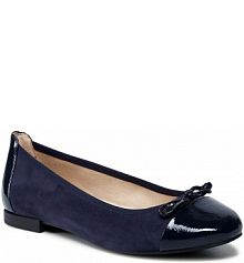 Baleriny Caprice granatowe damskie 9-22105-28 Ocean Comb 880