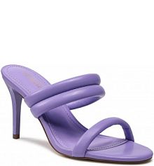 Klapki eleganckie DeeZee fioletowe damskie