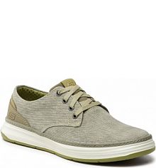 Półbuty sznurowane Skechers zielone męskie 