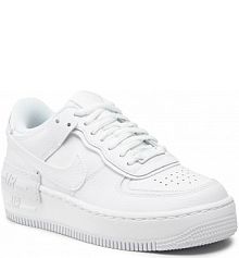 Półbuty sznurowane Nike białe damskie 