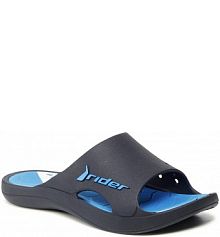 Klapki basenowe Rider czarne dziecięce Bay X Ad 83060 Black/Blue/White 24416