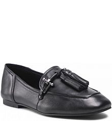 Lordsy Clarks czarne Pure2 Tassel 261613154 Black Leather