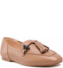 Lordsy Clarks brązowe Pure2 Tassel 261643504 Pralline Combination