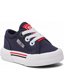 Półbuty wsuwane Big Star Shoes granatowe dziecięce 