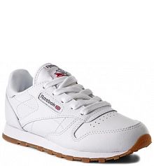 Półbuty sznurowane Reebok Classic białe dziecięce 