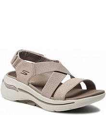 Sandały Skechers brązowe damskie 