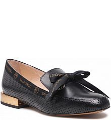 Lordsy Baldowski czarne D03911-8321-002 Skóra Czarna Miękka