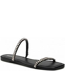 Klapki eleganckie QUAZI czarne damskie 