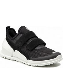 Buty na rzepy ECCO czarne dziecięce Biom K1 GORE-TEX 71173351094 Black/Black/Black