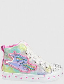 Trampki wysokie Skechers  multicolor dziecięce 314439L.PPYY