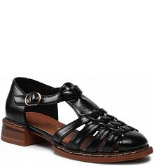 Sandały Sergio Bardi czarne dziecięce WFA1894-2Z Black