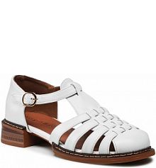 Sandały Sergio Bardi białe dziecięce WFA1894-2Z White