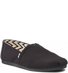 Półbuty wsuwane Toms czarne męskie 