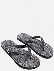 Japonki z nadrukiem House czarne męskie 4807M-99X