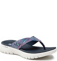 Japonki Skechers kolorowy damskie Accent 140284/NVMT Navy/Multi