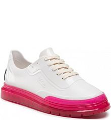 Sneakersy Melissa beżowe damskie Classic Sneaker + Bt21 33399 White/Pink 51463