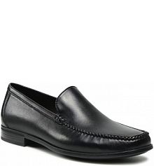 Mokasyny ECCO czarne dziecięce Dress Moc 66182411001 Black