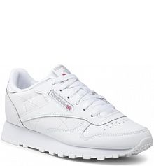 Półbuty sznurowane Reebok Classic białe damskie 