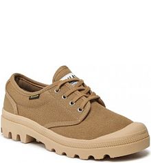 Półbuty sznurowane Palladium brązowe męskie Pallabrousse Ox 00068-307-M Olive
