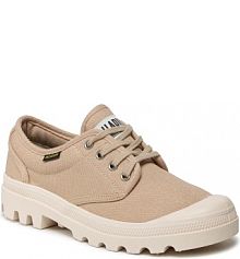 Półbuty sznurowane Palladium brązowe męskie Pallabrousse Ox 00068-274-M Desert