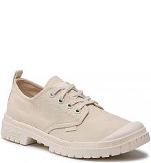 Półbuty sznurowane Palladium beżowe męskie Pampa Sp20 Low Cvs 76837-254-M Angora