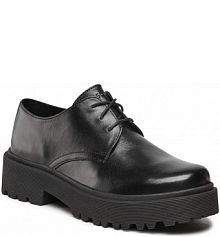 Półbuty sznurowane Lasocki czarne dziecięce WB-ALESSIA-02 Black