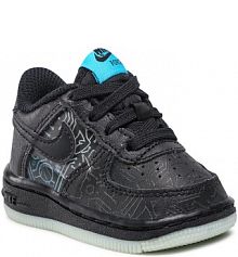 Półbuty sznurowane Nike czarne dziecięce 