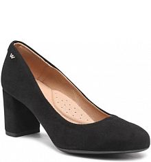 Półbuty na obcasie Wojas czarne damskie 35073-61