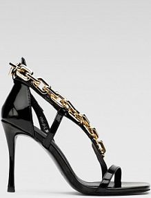 Sandały na szpilce Badura czarne V888-38-1