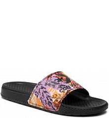 Klapki basenowe Converse kolorowy, fioletowe męskie All Star Slide Slip A00574C Black/Light Curry/Beyond Pi