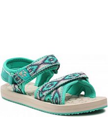 Sandały Jack Wolfskin zielone dziecięce 